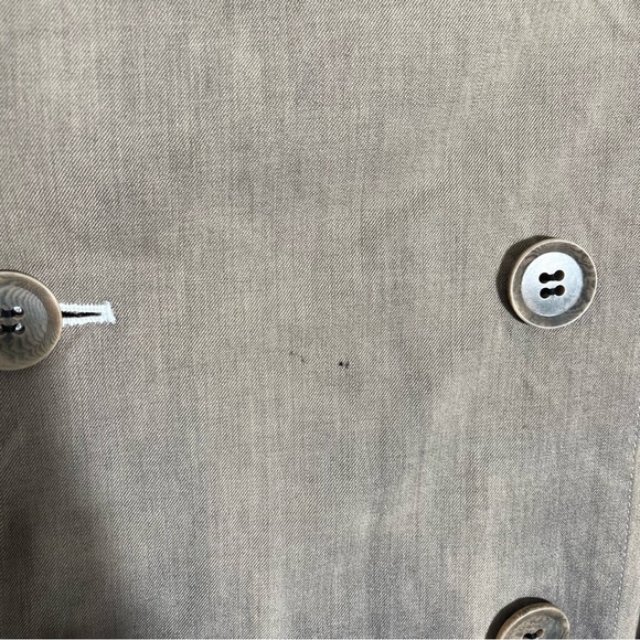 Y'S BY YOHJI YAMAMOTO Y2K Funnel Neck Wool Double-Breasted Dip-Dyed Long Jacket - Picture 14 of 16